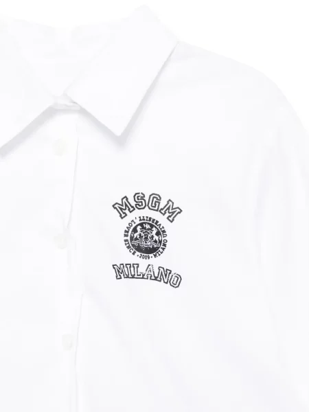 Koszula dziecięca Msgm biała
