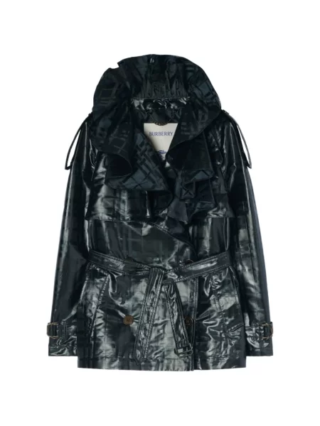 Geacă Burberry în carouri negru