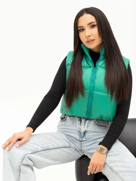 ISSA Plus Жилет з утеплювачем зелений