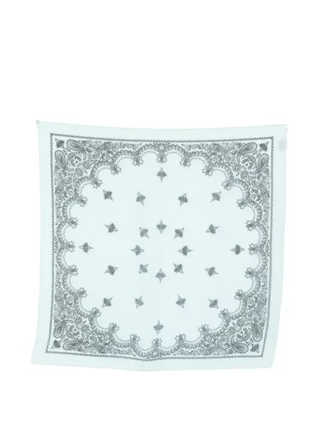 Šál Destin s paisley potiskem modrý