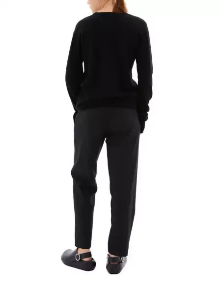Kašmírový svetr Jil Sander černý