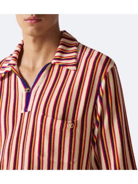 Ριγέ είδος υφάσματος polo Valentino