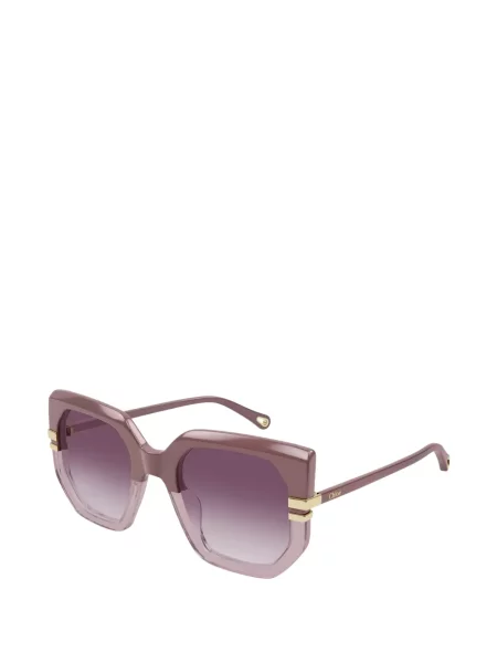 Saulės akiniai Chloé Eyewear violetinė