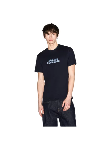 Tricou Eax albastru