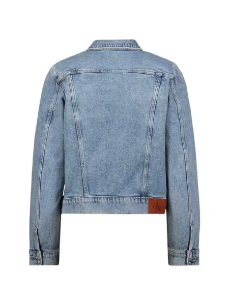 Džínová bunda Calvin Klein Jeans modrá