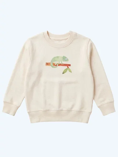 MelaDi Sweater majica Chamäleon' bijela