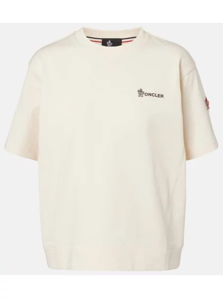 Jersey majica Moncler Grenoble bela