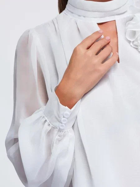 Bluza Ombre bijela