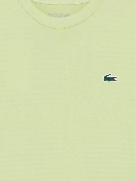 Τένις μπλούζα Lacoste ζακάρ πράσινο