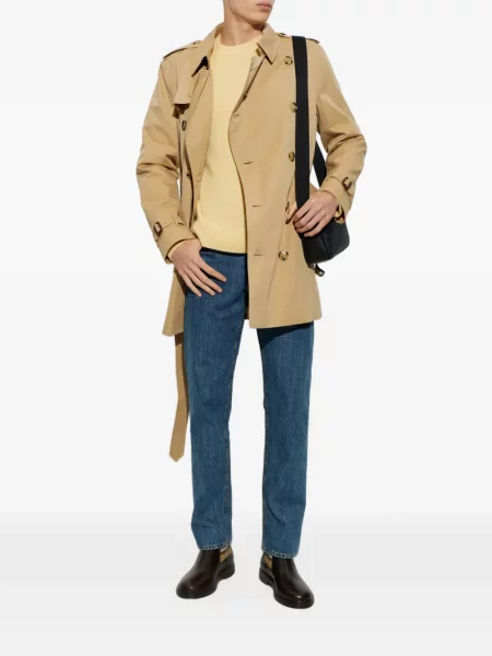 Džemper Burberry od kašmira žuta