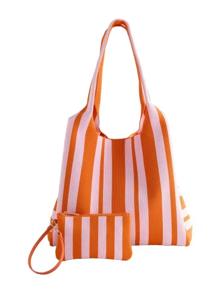 Next Geantă de plajă închis / rosé portocaliu
