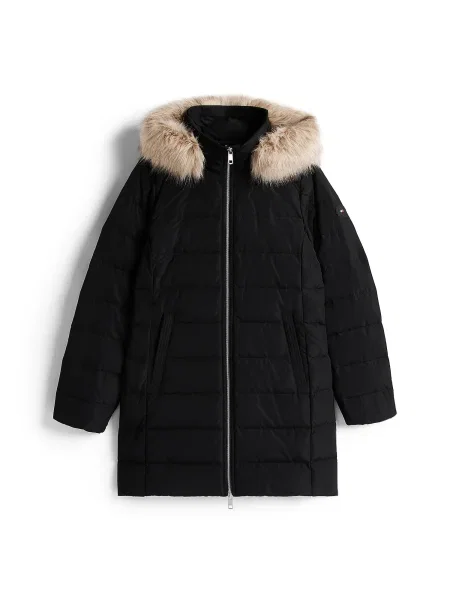 Kabát Tommy Hilfiger fekete
