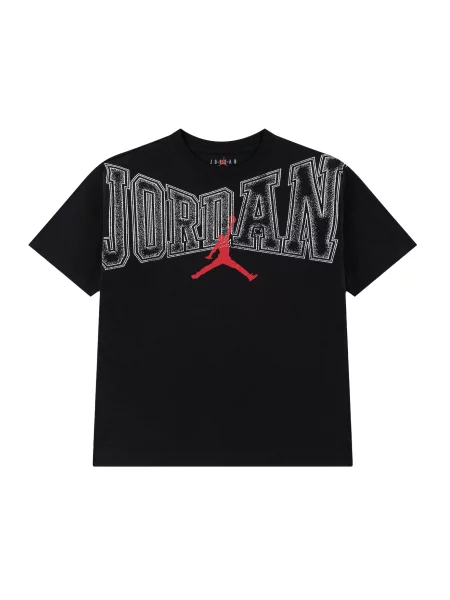 Jordan Tricou roșu / negru alb