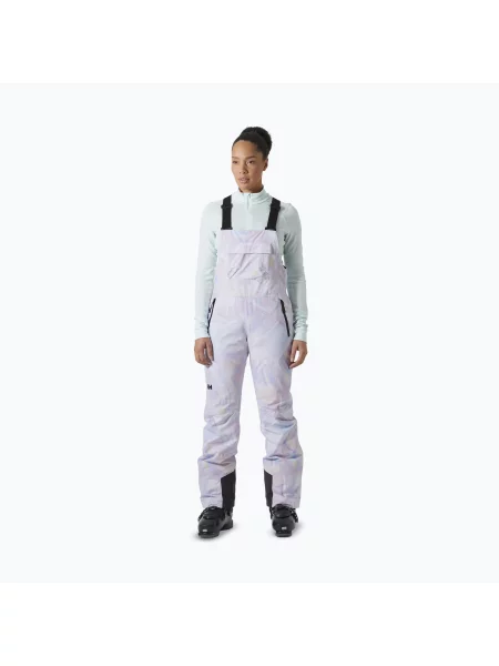 Pantaloni de schi pentru femei Helly Hansen Legendary Insulated Bib reflections aop