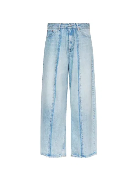 Blugi cu picior larg Mm6 Maison Margiela albastru