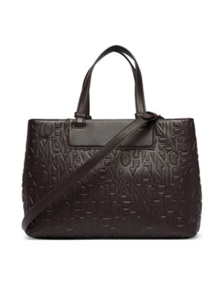 Táska Armani Exchange Sötétbarna barna