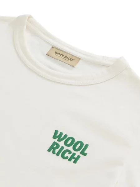 Koszulka dziecięca Woolrich biała