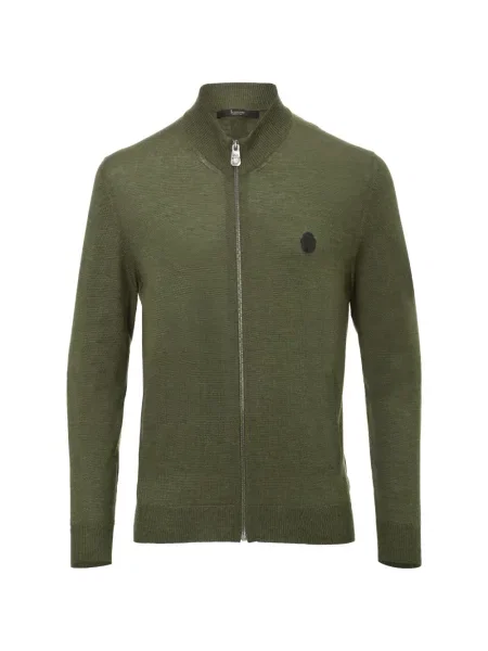 Cardigan Billionaire cu autograf verde