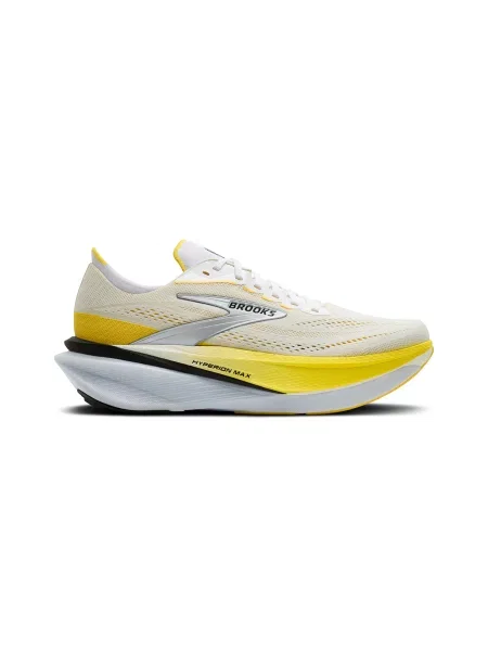 Buty do biegania Brooks Hyperion Max 4 white/cyber yellow/black białe
