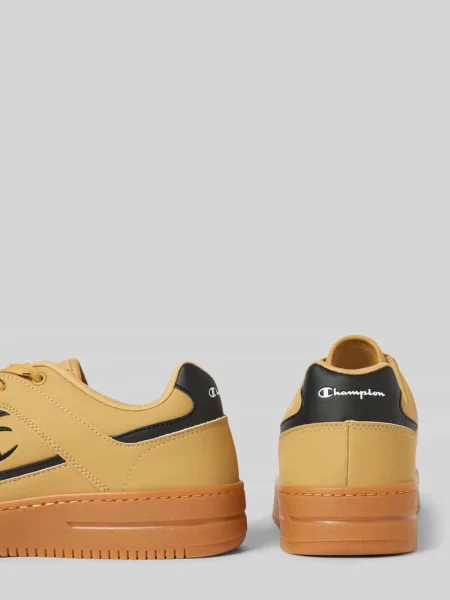 Sneakersy z Detale z logo Model FOUL PLAY FW LOW' Champion beżowe