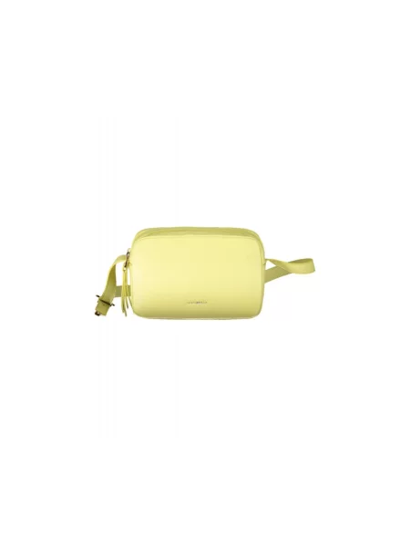 Torebka crossbody Coccinelle skórzana żółta
