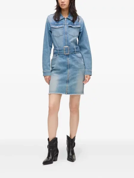 Костюм дънкова рокля Karl Lagerfeld Jeans синьо