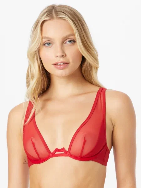 Scandale éco-lingerie Melltartó Le Plunge' piros