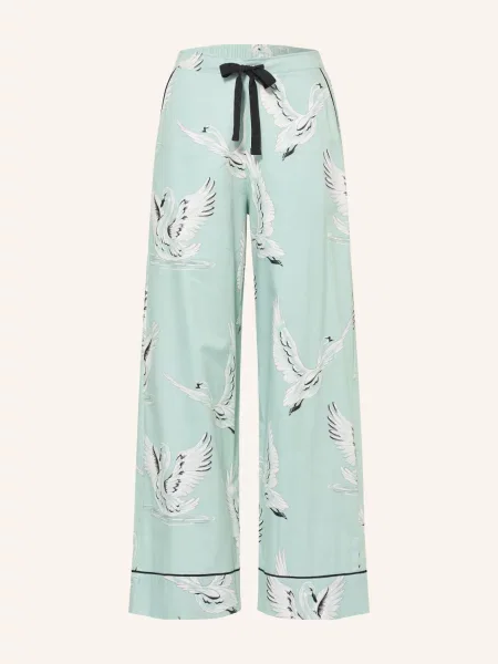 Cyberjammies Spací Kalhoty mátová černá bílá
