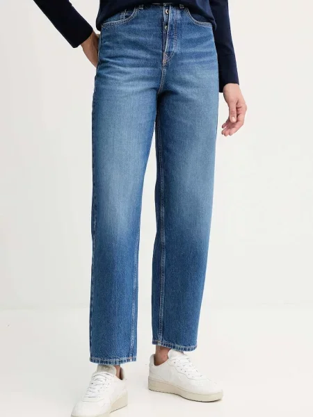 Džíny Pepe Jeans high waist modré