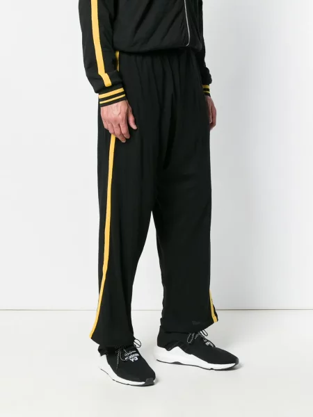 Pantaloni Mcq Swallow cu dungi negru