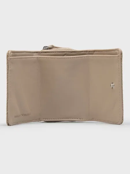 Кошелек Armani Exchange бежевый