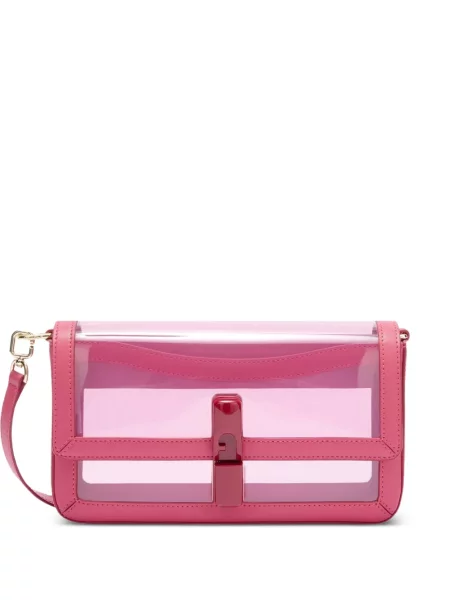 Przezroczysty body Furla różowy