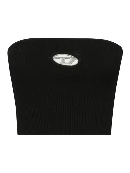 Top Diesel o krotszym kroju retro czarny