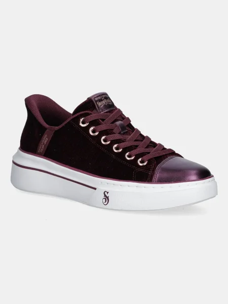 Ниски кецове Skechers SNOOP ONE VELVET SNOOP бордо