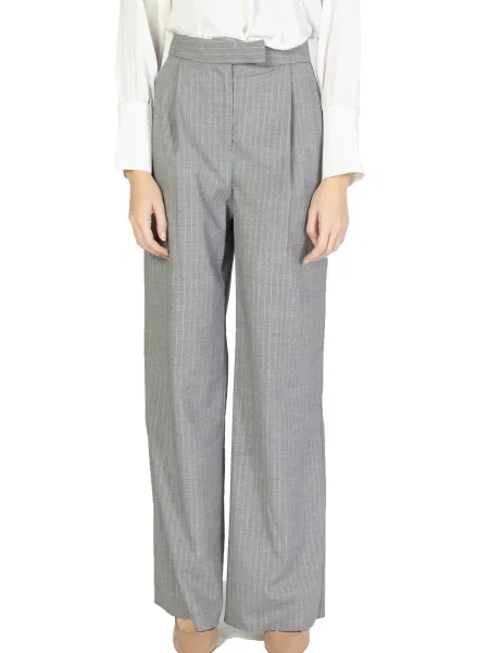 Spodnie Rinascimento w paski szare