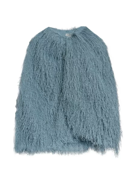 Geacă By Malene Birger cu franjuri albastru