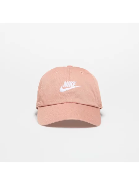 Kšiltovka Nike Club Unstructured Futura Wash rose gold/white bílá