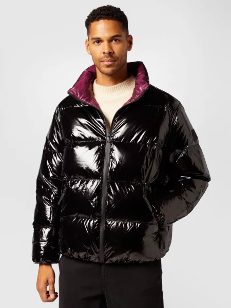 Geacă cu puf Calvin Klein negru