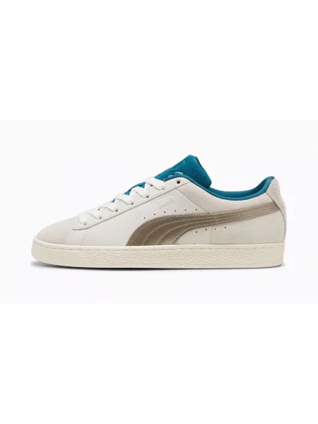 Велурени маратонки Puma Suede Play Paris сиво бяло