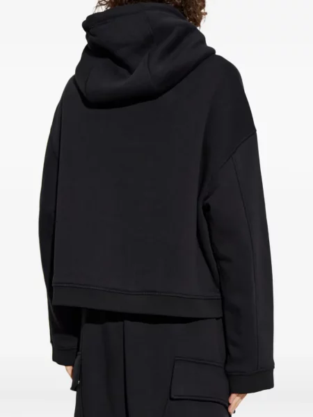 Geacă Dsquared2 cu glugă negru