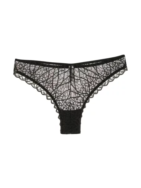 Braziliškos kelnaitės Dolci Follie su zebro raštu juoda