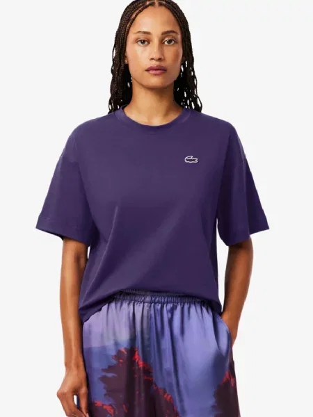 Футболка Lacoste фіолетова