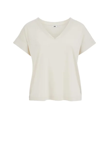 WE Fashion Tricou deschis bej