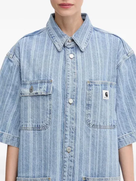 Ριγέ κοστούμι τζιν φόρεμα Carhartt Wip μπλε