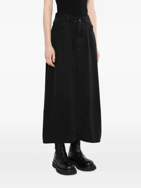 Spódnica Jnby z łatami w kształcie litery A czarna