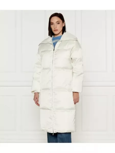Calvin Klein De puf palton alb