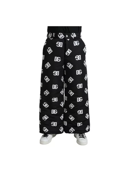 Spodnie Dolce And Gabbana pikowane czarne
