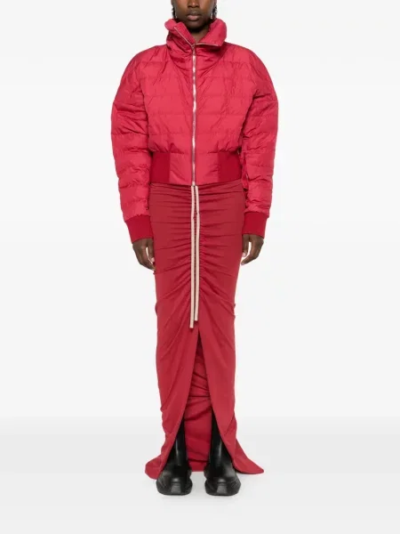 Geacă Moncler + Rick Owens roșu