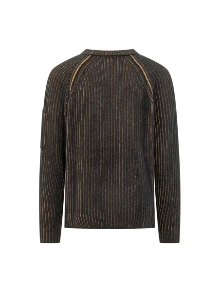 Sweter C.p. Company wełniany brązowy