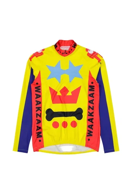 Grafic cămașă Walter Van Beirendonck cu imagine galben